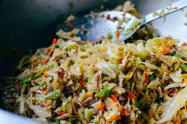 Keto Egg Roll in a Bowl